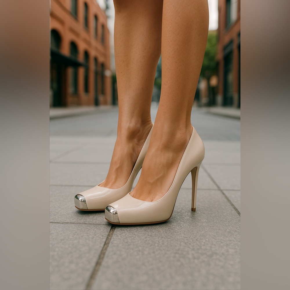 Alexander McQueen Squared Toe Heel